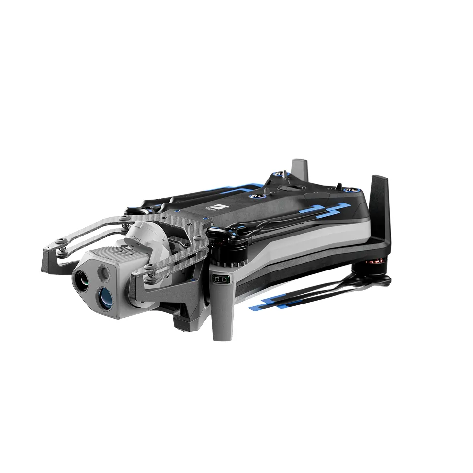 Foldable body design of Skydio X10 for portability and rapid deployment