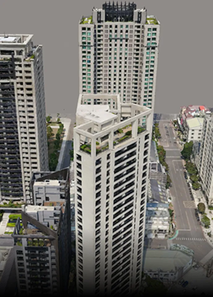 Digital building modeling result for urban planning and infrastructure management